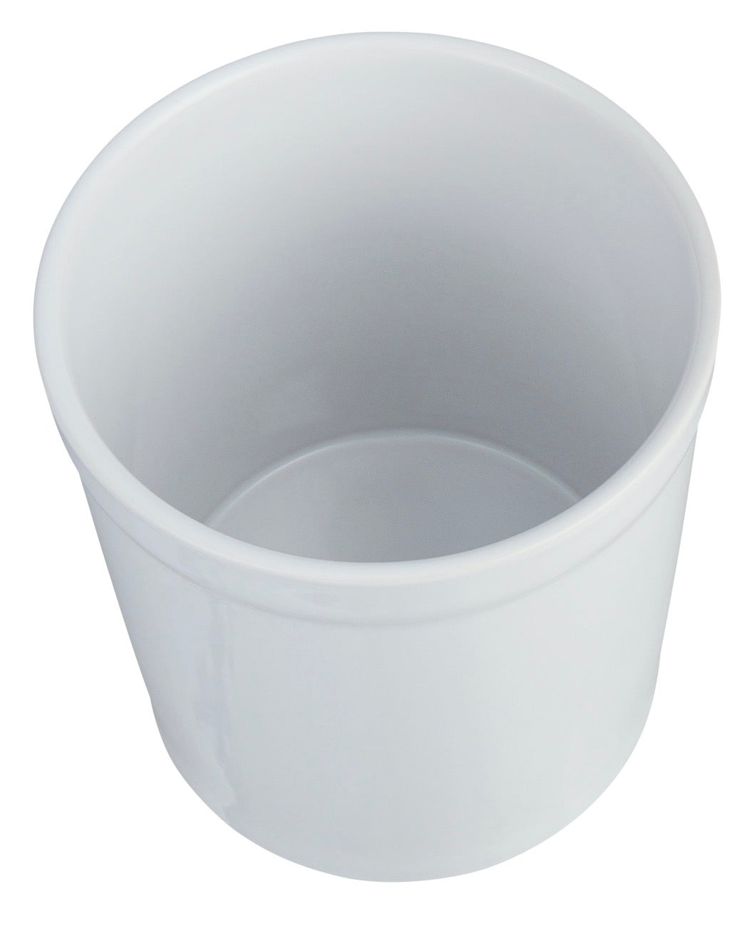 Porta utensilios de cerámica con verso bíblico (utensilios no incluidos).